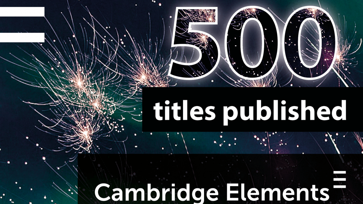 Cambridge Elements 500 banner
