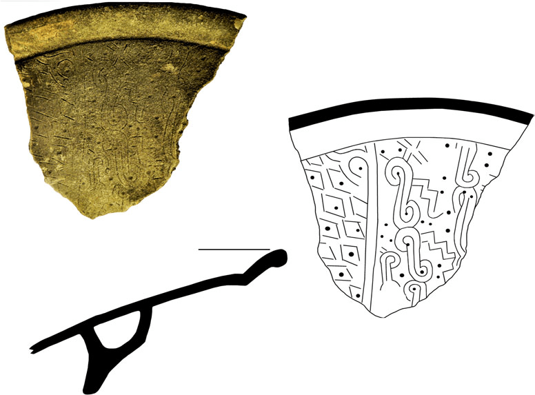 Image showing ceramic sherd detail