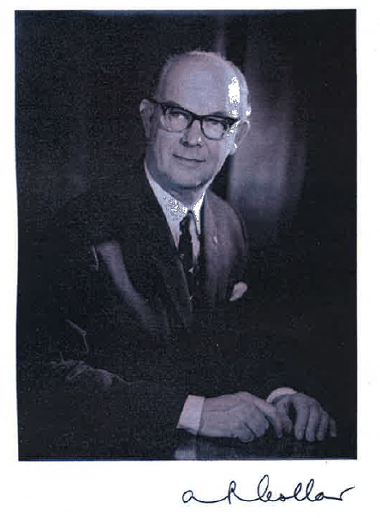An image of Roderick Collar, the founder of the Dept of Aeronautical Engineering at the University of Bristol in 1946. 